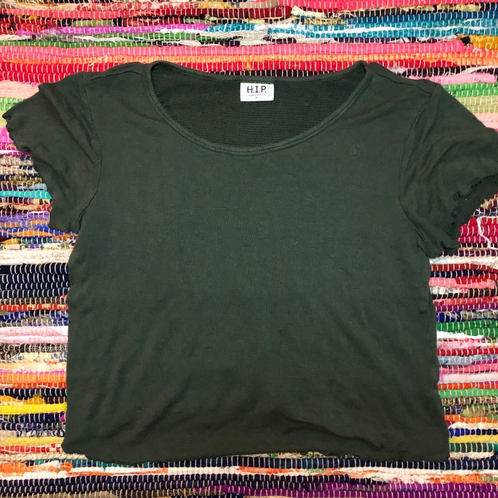 Green t-shirt